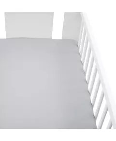 Hoeslaken 60x120 cm - Grijs - Jersey Katoen