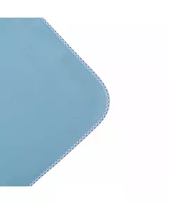 Baby fleece deken 100x75 cm met blauwe sterren