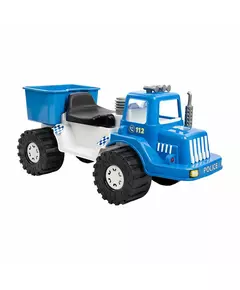 Loopauto politievoertuig - blauwe kinderfiets 70 cm