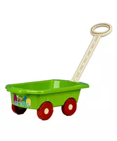 Speelgoed bolderkar 45 cm - groene kinderwagen