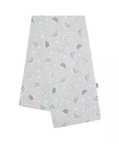 Hydrofiele Luier 70x80 cm - Grijze Doek met Beertjes
