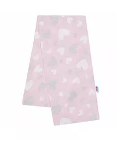 Hydrofiele Luier 70x80 cm - Roze met Hartjesprint