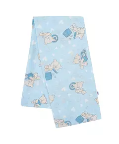 Hydrofiele Luier 70x80 cm - Blauwe Doek met Beertjes