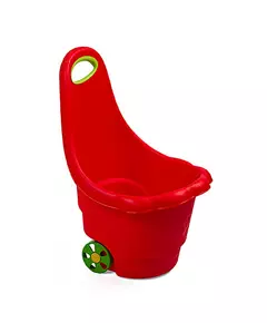 Multifunctionele speelgoed trolley 60 cm - rode tuinkar
