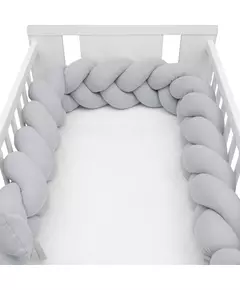 Zachte Bedomrander in Grijs - Katoen - Baby Essentials