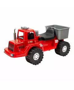Loopauto brandweerwagen 70 cm - rode kinder vrachtwagen