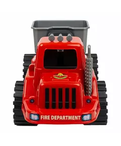 Loopauto brandweerwagen 70 cm - rode kinder vrachtwagen