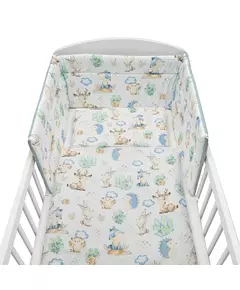 3-delige Baby Beddenset 100x135 cm - Egelprint