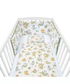3-delige Jungleprint Beddenset 90x120 cm voor Baby