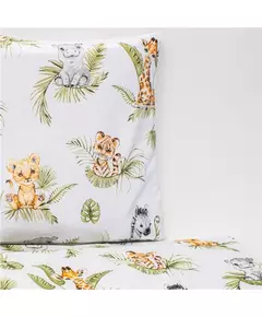 3-delige Baby Beddenset 100x135 cm - Jungleprint