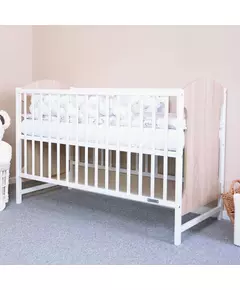 Stevig Houten Babybedje met Lattenbodem - Eikenlook