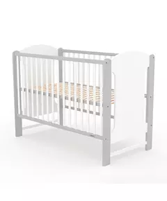 Klassiek Wit-Grijs Kinderbed - Baby Meubels
