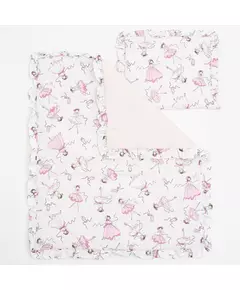 Ballerina Deken en Kussen Set - Roze Baby Essentials