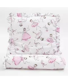 Ballerina Deken en Kussen Set - Roze Baby Essentials