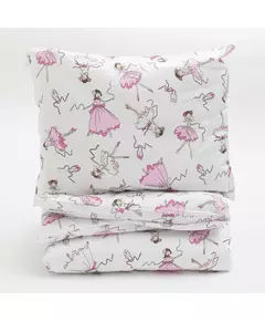 Baby bedtextielset - Ballerina - Kussen & dekbedovertrek