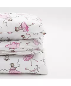 Baby bedtextielset - Ballerina - Kussen & dekbedovertrek