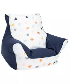 Zitzakstoel voor Kinderen - Sterpatronen - Blauw