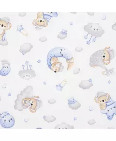 Matras 120x60x6 cm - Kindvriendelijk Koala blauw