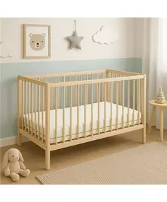Kindermatras 120x60 cm van boekweit-schuim en kokos