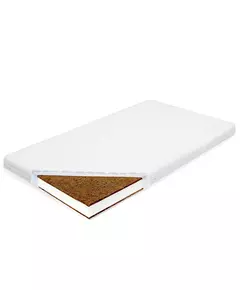 Baby Matras 140x70 cm Kokosnootschuim Wit