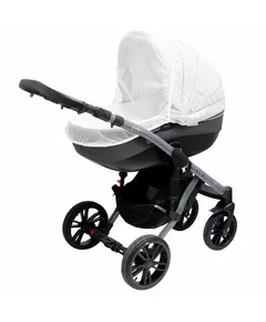 Muggennet voor Kinderwagen - Wit - Universaal 45x85 cm