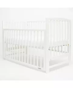Ledikant Wit - Babybed met schuif en Verstelbare Bodem