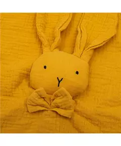 Knuffeldoek Konijn Geel - Cuddly Toy voor Baby