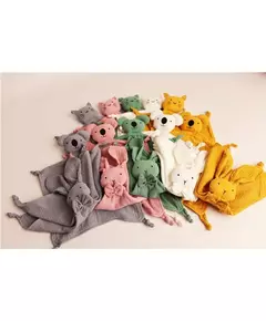 Knuffeldoek Grijze Konijn - Zacht Troostobject