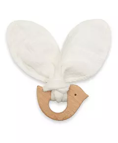 Bijtring Vogelvorm - Houten Speelgoed - Babyaccessoire
