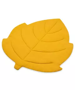 Speelkleed Mušelín Bladvorm Mosterdgeel 100x80 cm
