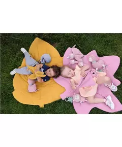 Speelkleed Mušelín Bladvorm Mosterdgeel 100x80 cm