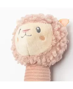 Rammelaar Lama Pluche met Geluid - Veilig Babyspeelgoed