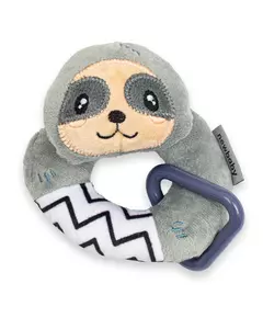 Rammelaar Luiaard - Pluche Bijtring - Babyspeelgoed