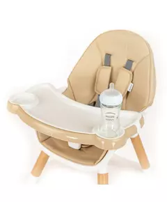 Meegroeiende Beige Kinderstoel 3-in-1 met Eetblad