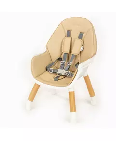 Meegroeiende Beige Kinderstoel 3-in-1 met Eetblad