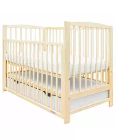 Houten babybedje met spijlen en lade - Veilig slapen