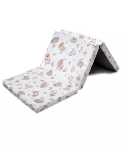 Opvouwbare Babymatras - Koala Roze - 120x60x5 cm