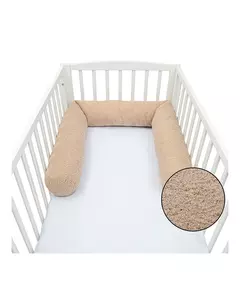 Baby Bedomrander - Teddy Beige - 3-in-1 - 180x15 cm