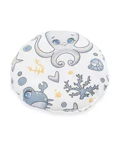 Kersenpitkussen BASIC Blauw - Warming & Cooling 35x15 cm