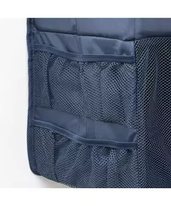 Donkerblauwe organizer voor autostoel en kinderwagen