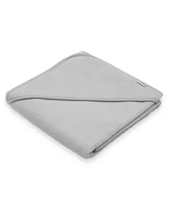 Badcape met Kap 80x80 cm - Grijs - Hydrofiel & Fleece