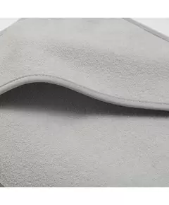 Badcape met Kap 80x80 cm - Grijs - Hydrofiel & Fleece