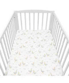 Hoeslakentje Babymatras - Eendjes Motief 120x60 cm