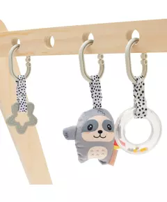 Houten Babygym met Bijtring en Rammelaar - Speelgoed
