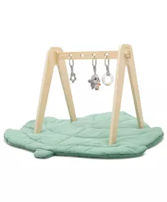 Houten Babygym met Bijtring en Rammelaar - Speelgoed