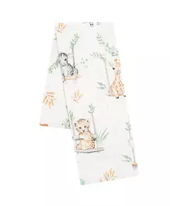 Hydrofiele doek - Zoo print - Beige - Multifunctioneel