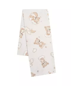 Hydrofiele doek - Teddy bear print - Beige - Zacht