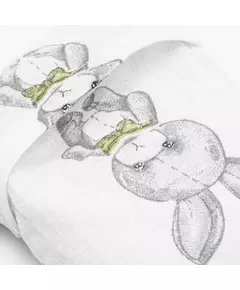 Kussentje met konijnenpatroon - Perfect voor baby's