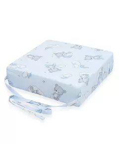 Stoelverhoger Beer - Blauw - Zitkussen - Babyaccessoire