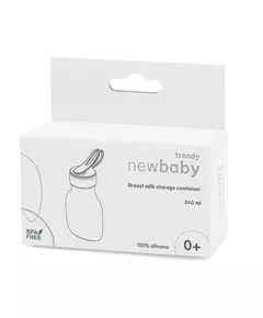 Siliconen Flesje met Mintgroene Dop - Baby Essentials